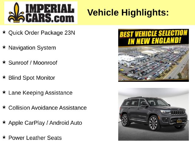 Used 2023 Jeep Grand Cherokee Overland SUV