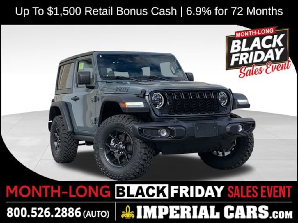 New 2026 Jeep Wrangler 2-DOOR WILLYS Sport Utility