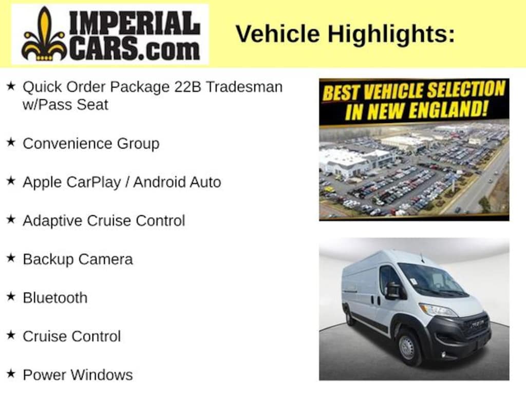 Used 2025 Ram ProMaster 2500 High Roof Van Cargo Van