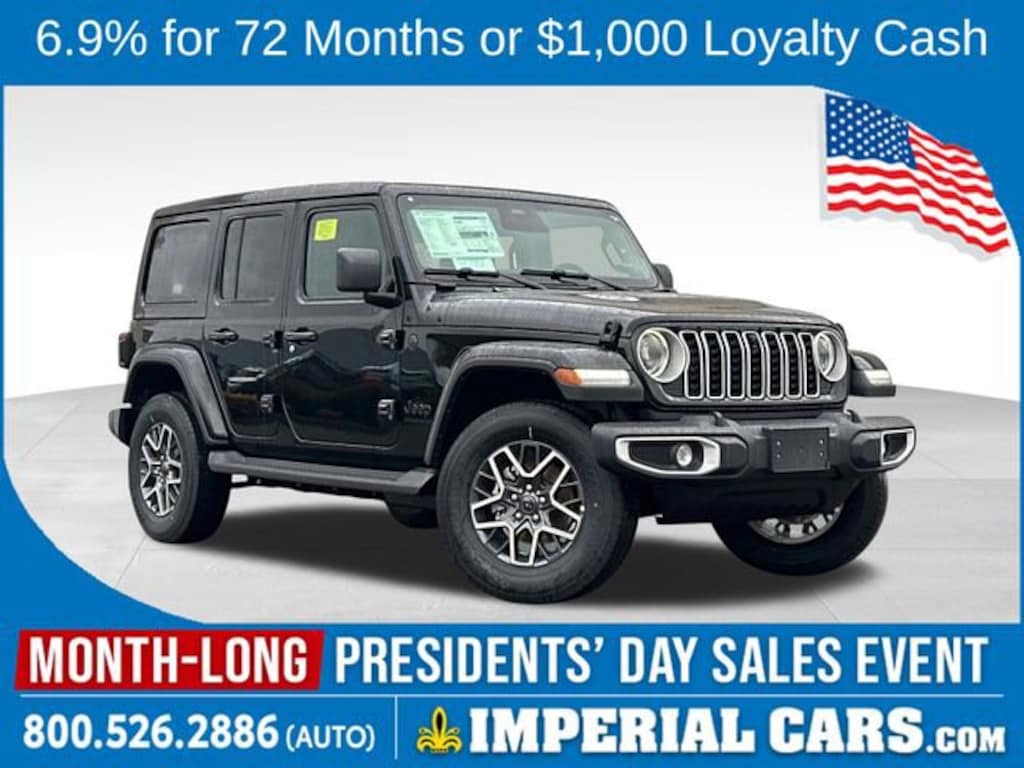 New 2026 Jeep Wrangler 4-DOOR SAHARA Sport Utility