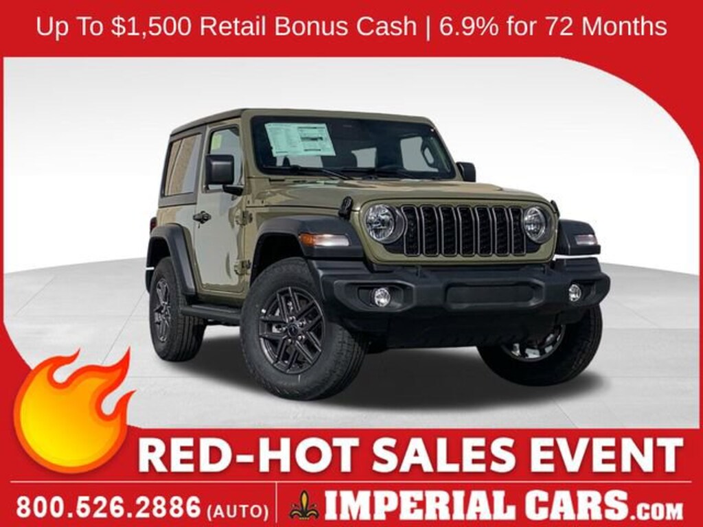 New 2026 Jeep Wrangler 2-DOOR SPORT S Sport Utility