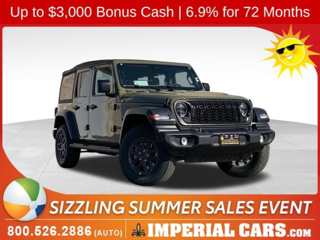 New 2026 Jeep Wrangler 4-DOOR SPORT S Sport Utility