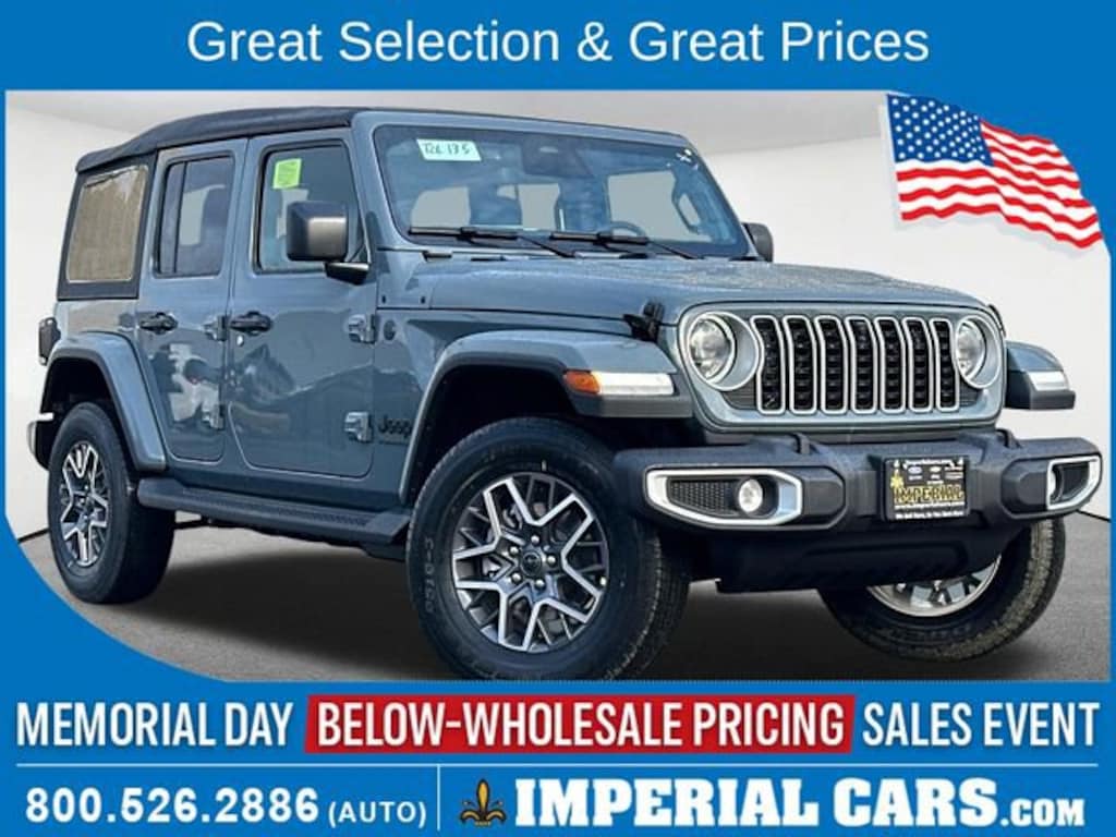New 2026 Jeep Wrangler 4-DOOR SAHARA Sport Utility