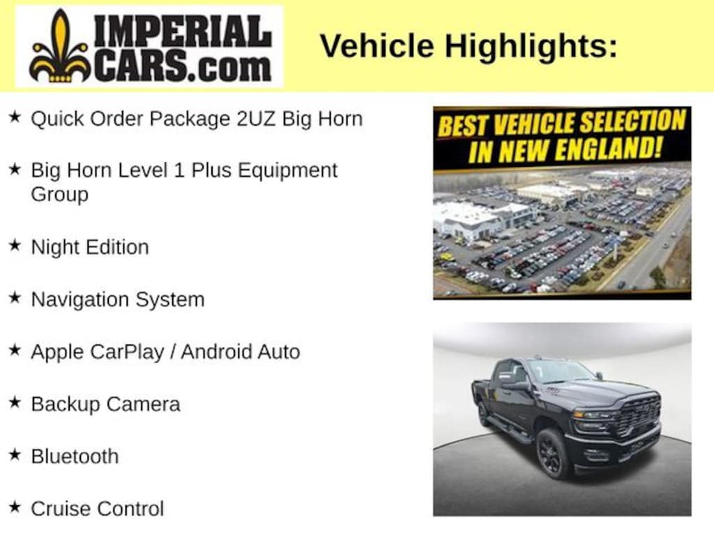 Used 2025 Ram 2500 Big Horn Truck Crew Cab