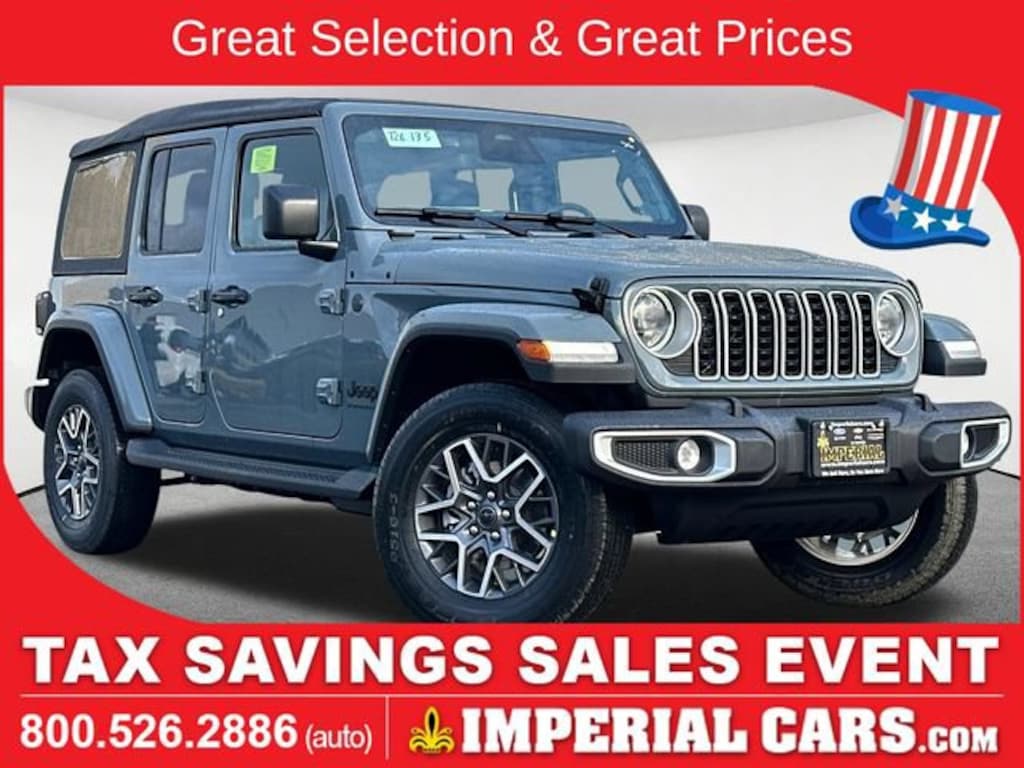 New 2026 Jeep Wrangler 4-DOOR SAHARA Sport Utility
