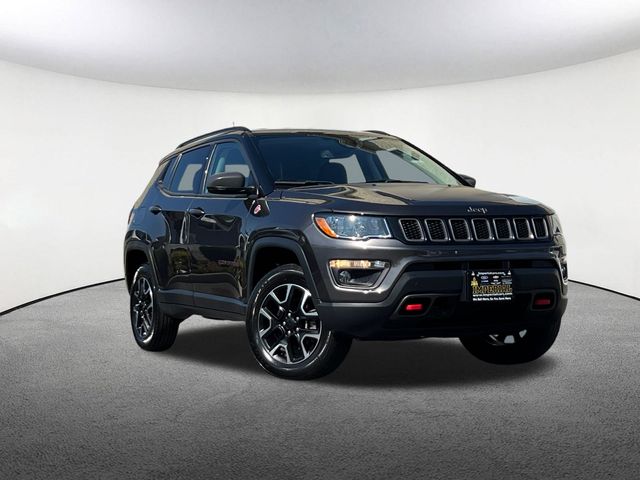 Used 2021 Jeep Compass Trailhawk with VIN 3C4NJDDB8MT551307 for sale in Mendon, MA