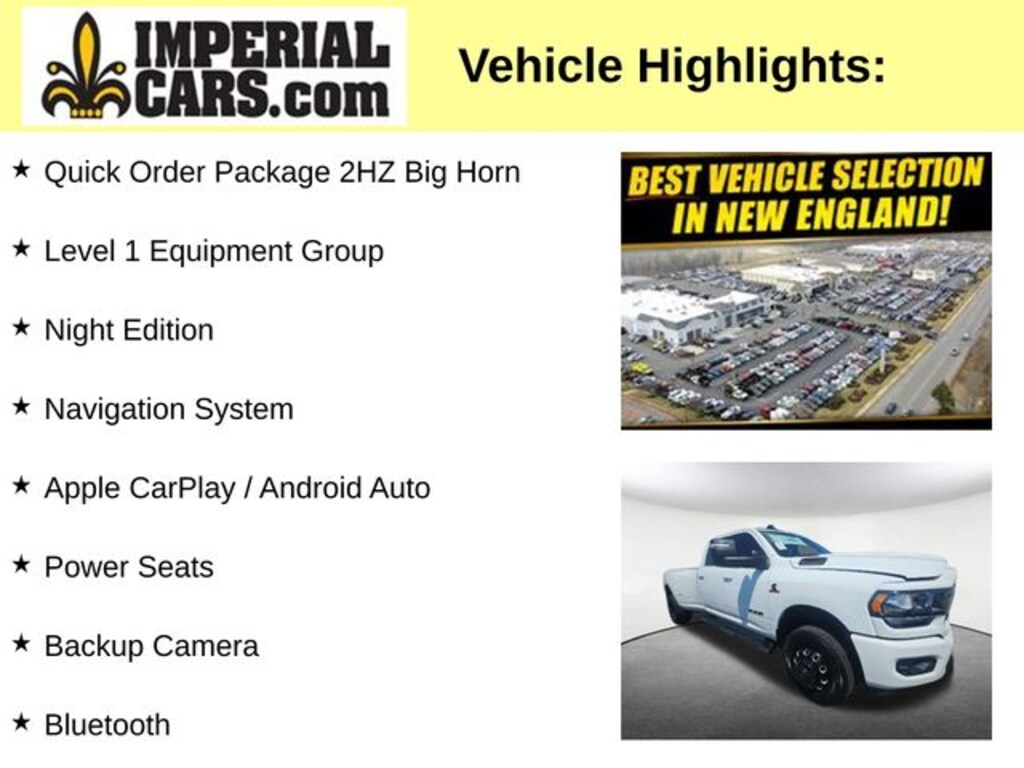 Used 2023 Ram 3500 Big Horn Truck Crew Cab