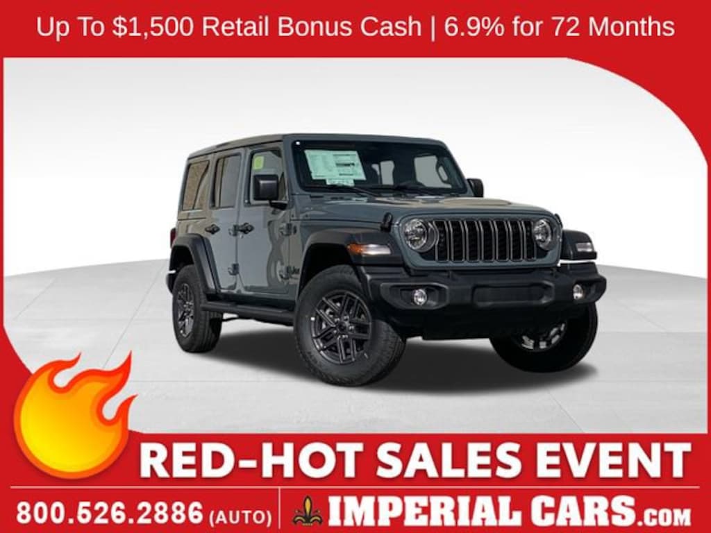 New 2026 Jeep Wrangler 4-DOOR SPORT S Sport Utility