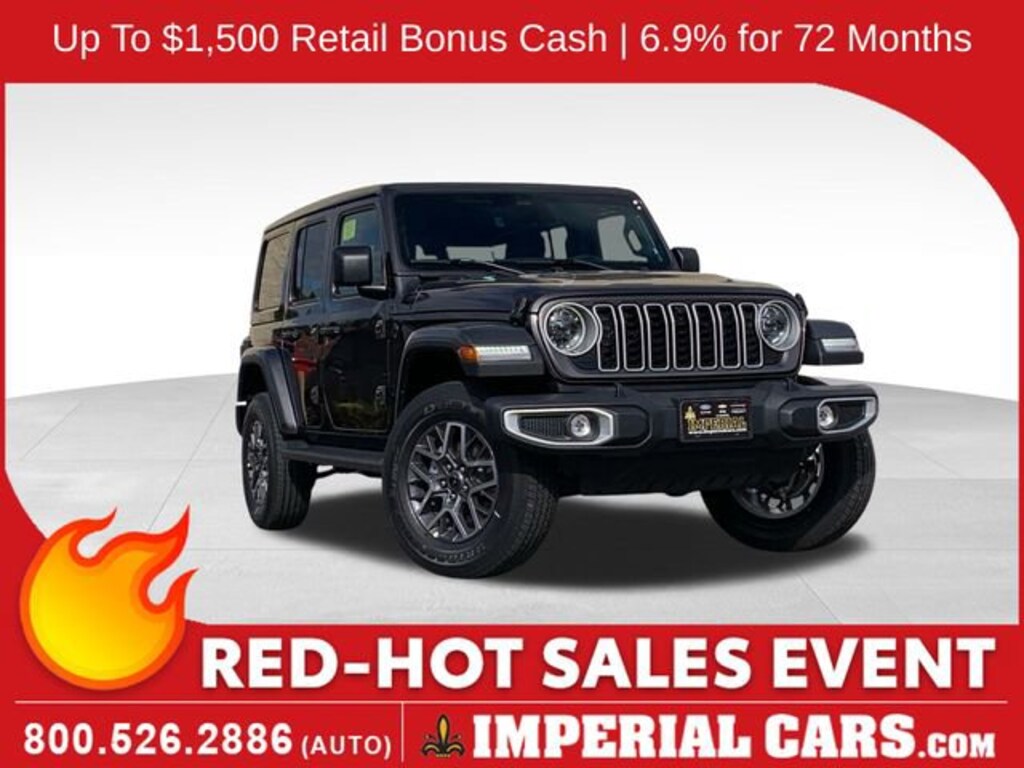 New 2026 Jeep Wrangler 4-DOOR SAHARA Sport Utility