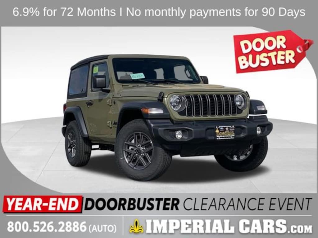 New 2026 Jeep Wrangler 2-DOOR SPORT S Sport Utility