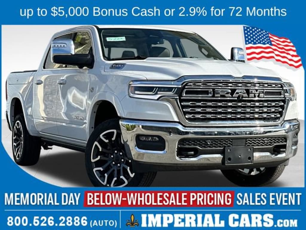 New 2026 Ram 1500 LIMITED LONGHORN CREW CAB 4X4 5'7 BOX Pickup