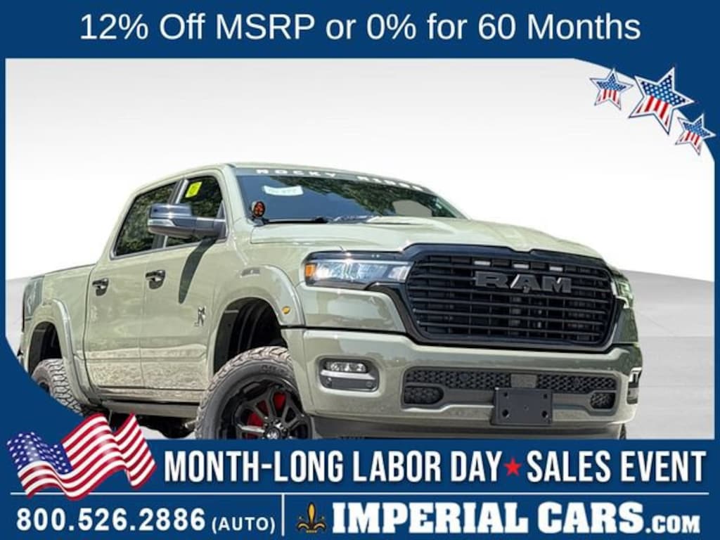 New 2026 Ram 1500 Laramie Crew Cab With XP Upfit Kit Pickup