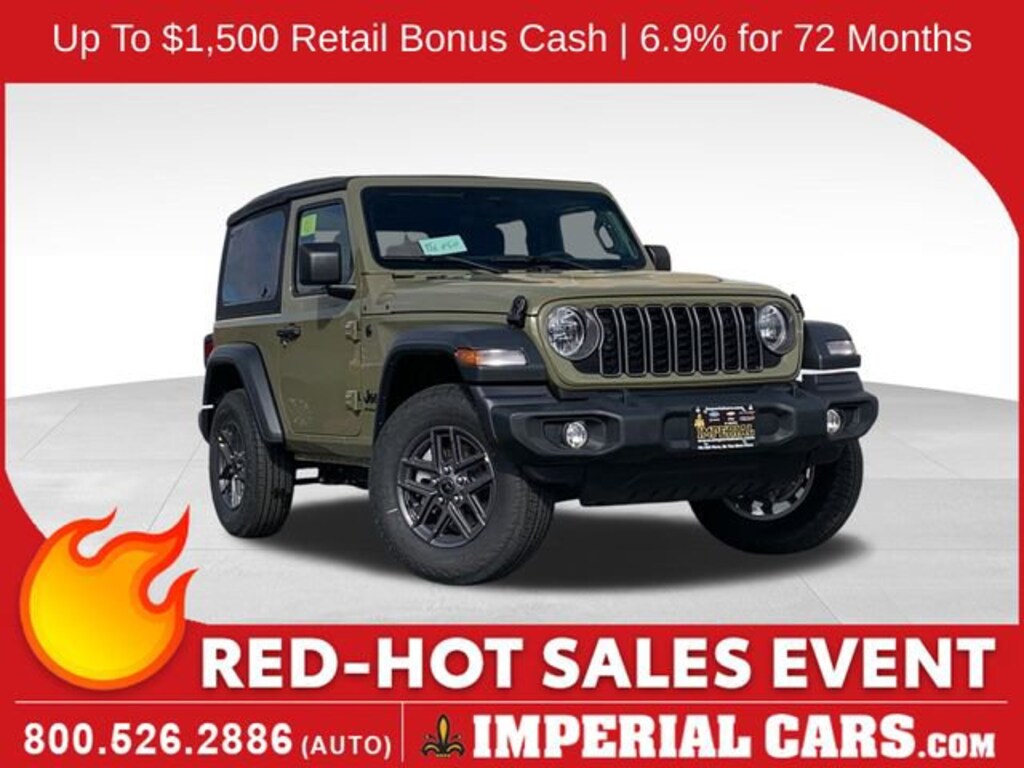New 2026 Jeep Wrangler 2-DOOR SPORT S Sport Utility