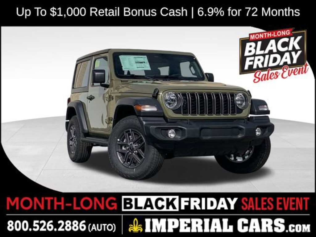 New 2026 Jeep Wrangler 2-DOOR SPORT S Sport Utility