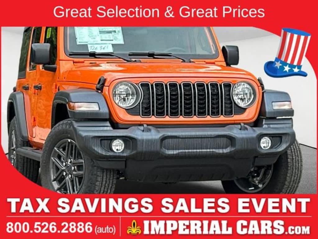 New 2026 Jeep Wrangler 4-DOOR SPORT Sport Utility