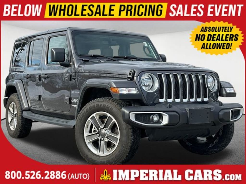Used 2018 Jeep Wrangler Unlimited Sahara 4x4 SUV