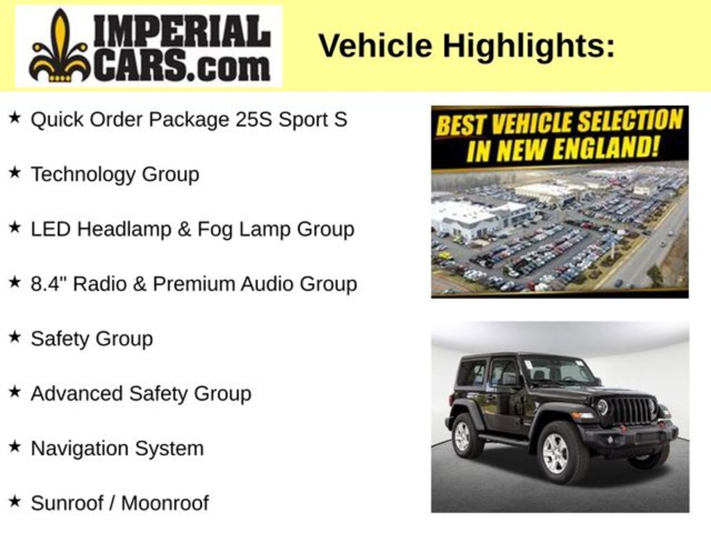 Used 2022 Jeep Wrangler Sport SUV