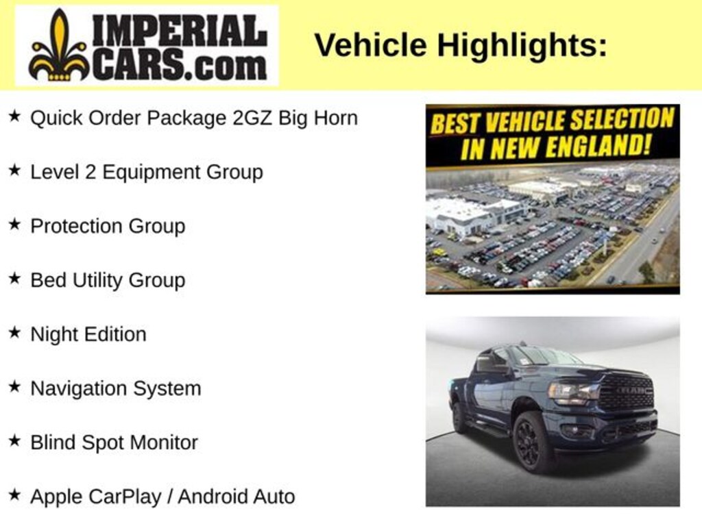 Used 2024 Ram 2500 Big Horn Truck Crew Cab