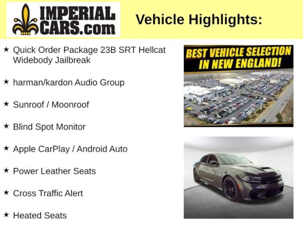 Used 2023 Dodge Charger SRT Hellcat Widebody Sedan