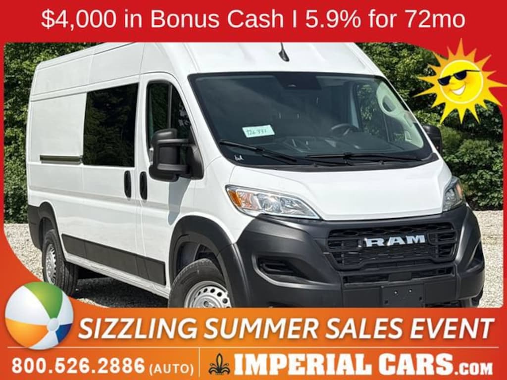 New 2026 Ram ProMaster PROMASTER 2500 TRADESMAN CARGO VAN HIGH ROOF 159' Cargo Van