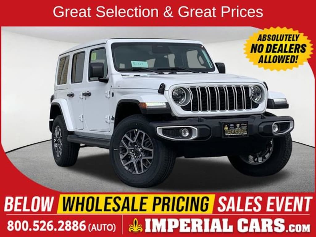 New 2026 Jeep Wrangler 4-DOOR SAHARA Sport Utility