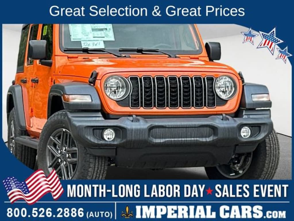 New 2026 Jeep Wrangler 4-DOOR SPORT Sport Utility