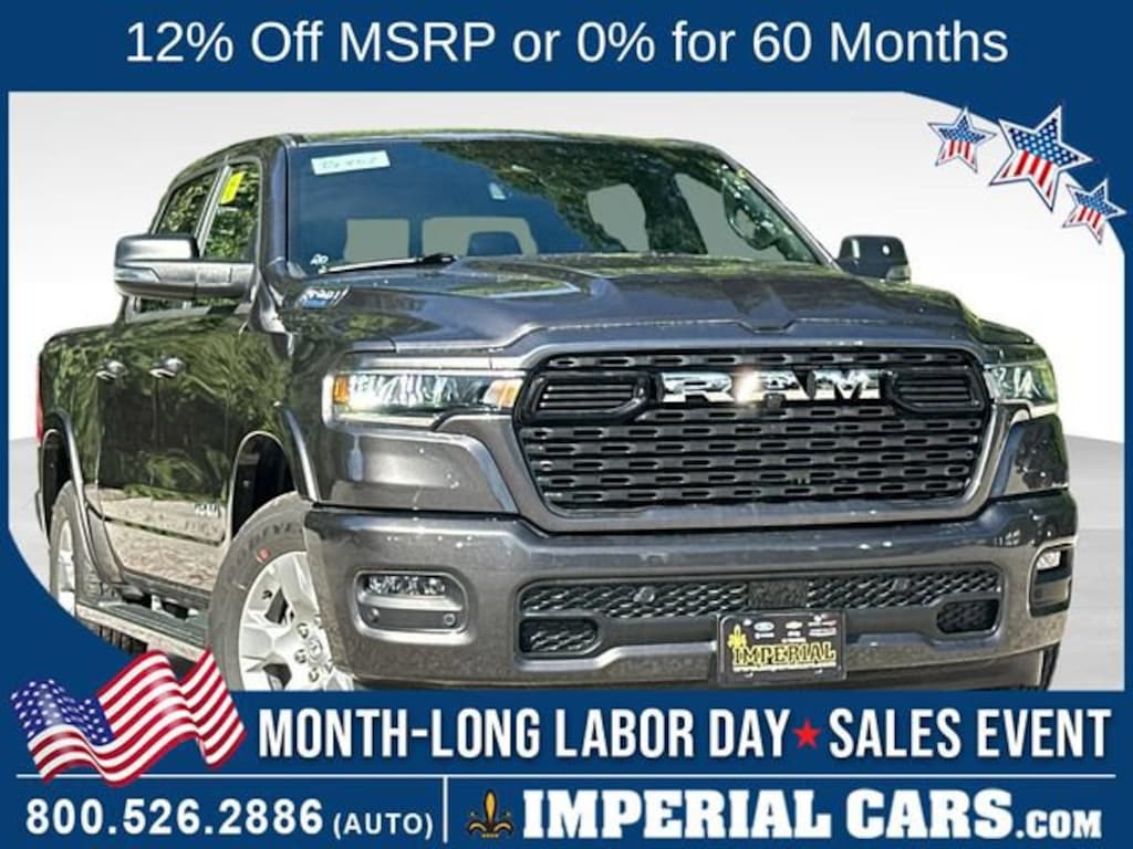 New 2026 Ram 1500 BIG HORN CREW CAB 4X4 5'7 BOX Pickup