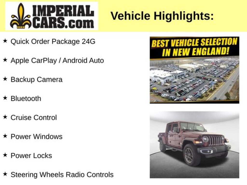 Used 2022 Jeep Gladiator Overland Truck Crew Cab
