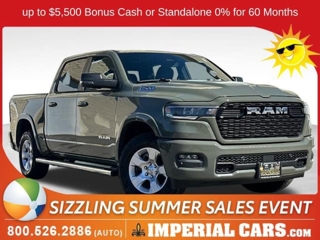 New 2026 Ram 1500 BIG HORN CREW CAB 4X4 5'7 BOX Pickup