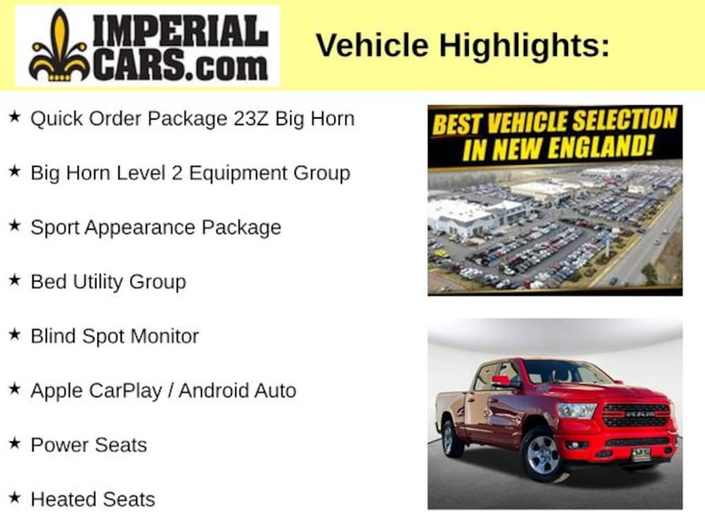 Used 2022 Ram 1500 Big Horn/Lone Star Truck Crew Cab