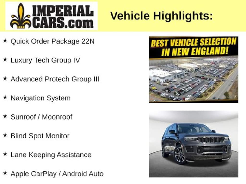 Used 2022 Jeep New Grand Cherokee Overland SUV