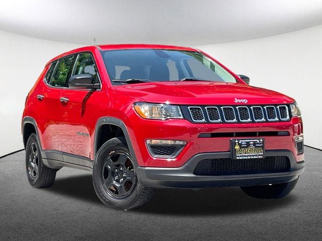 Used 2018 Jeep Compass Sport with VIN 3C4NJDAB4JT180128 for sale in Mendon, MA
