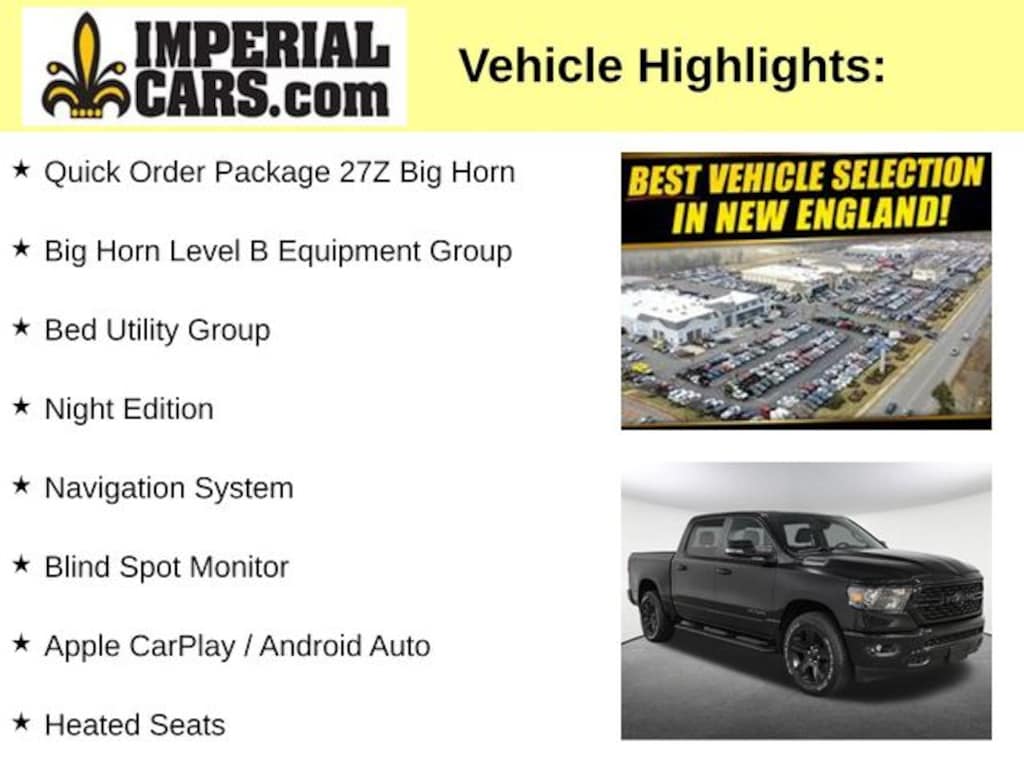 Used 2023 Ram 1500 Big Horn/Lone Star Truck Crew Cab