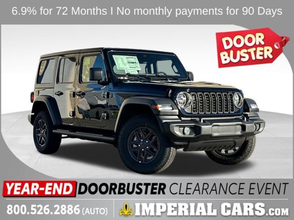 New 2026 Jeep Wrangler 4-DOOR SPORT S Sport Utility