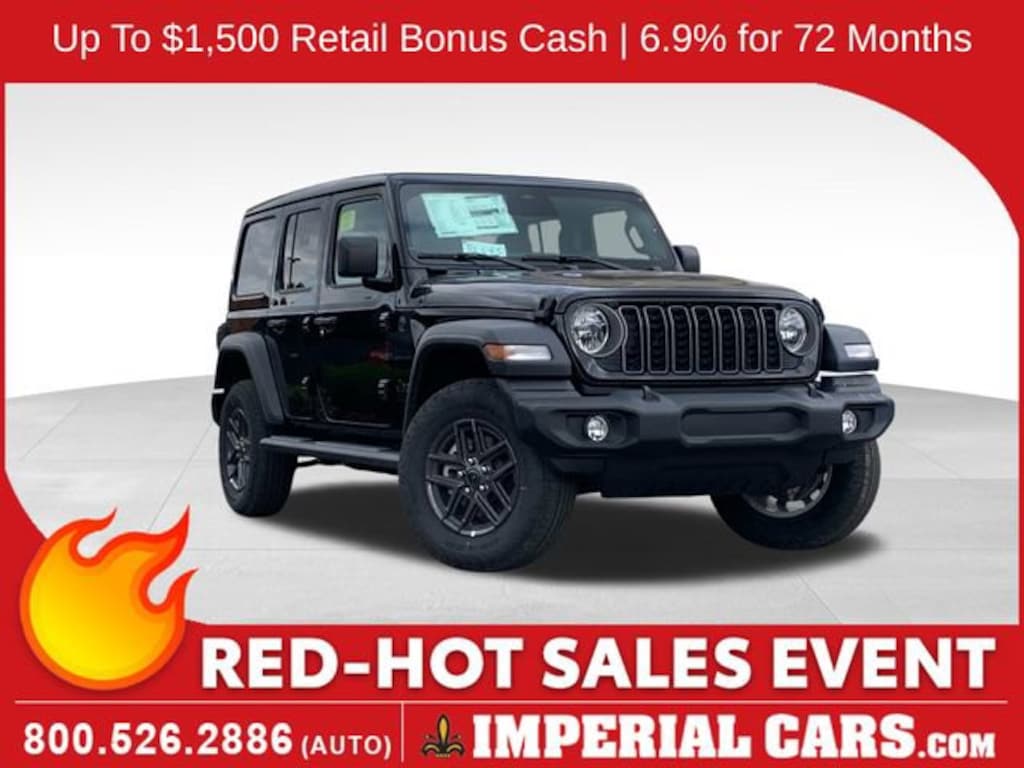 New 2026 Jeep Wrangler 4-DOOR SPORT S Sport Utility