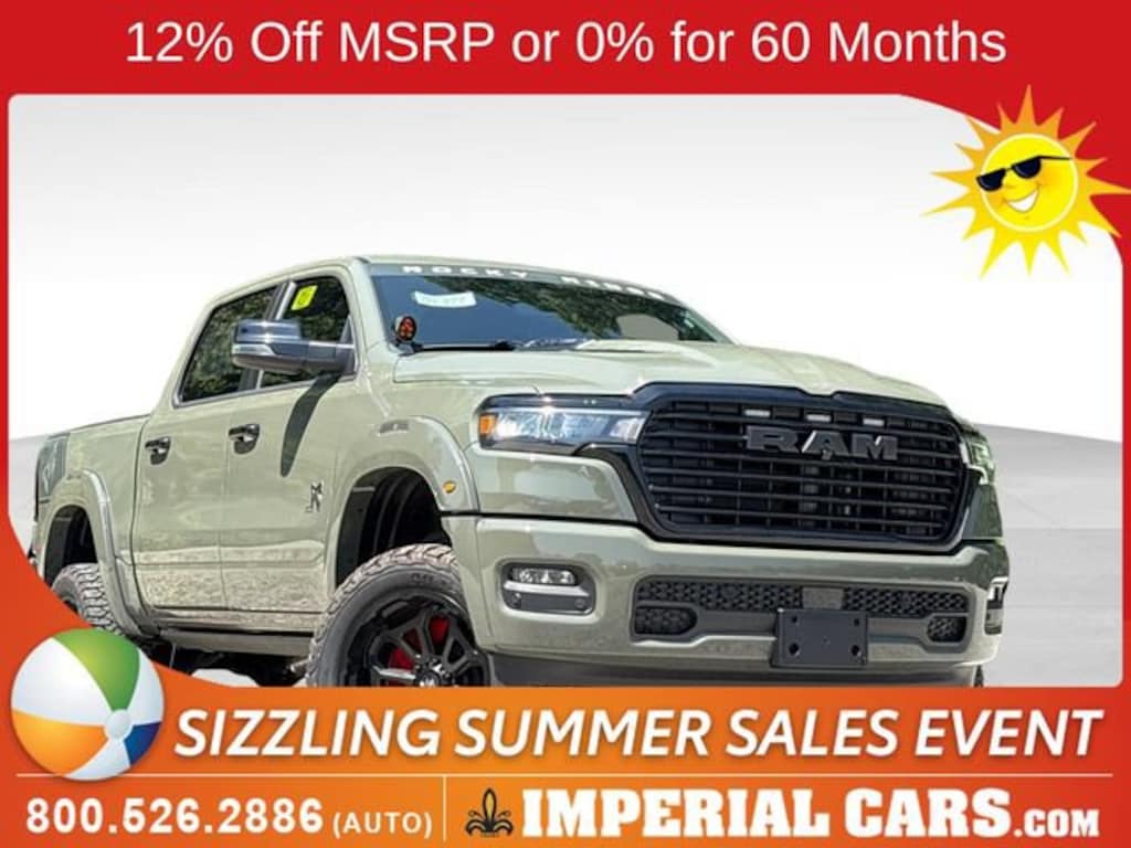 New 2026 Ram 1500 LARAMIE CREW CAB 4X4 5'7 BOX Pickup