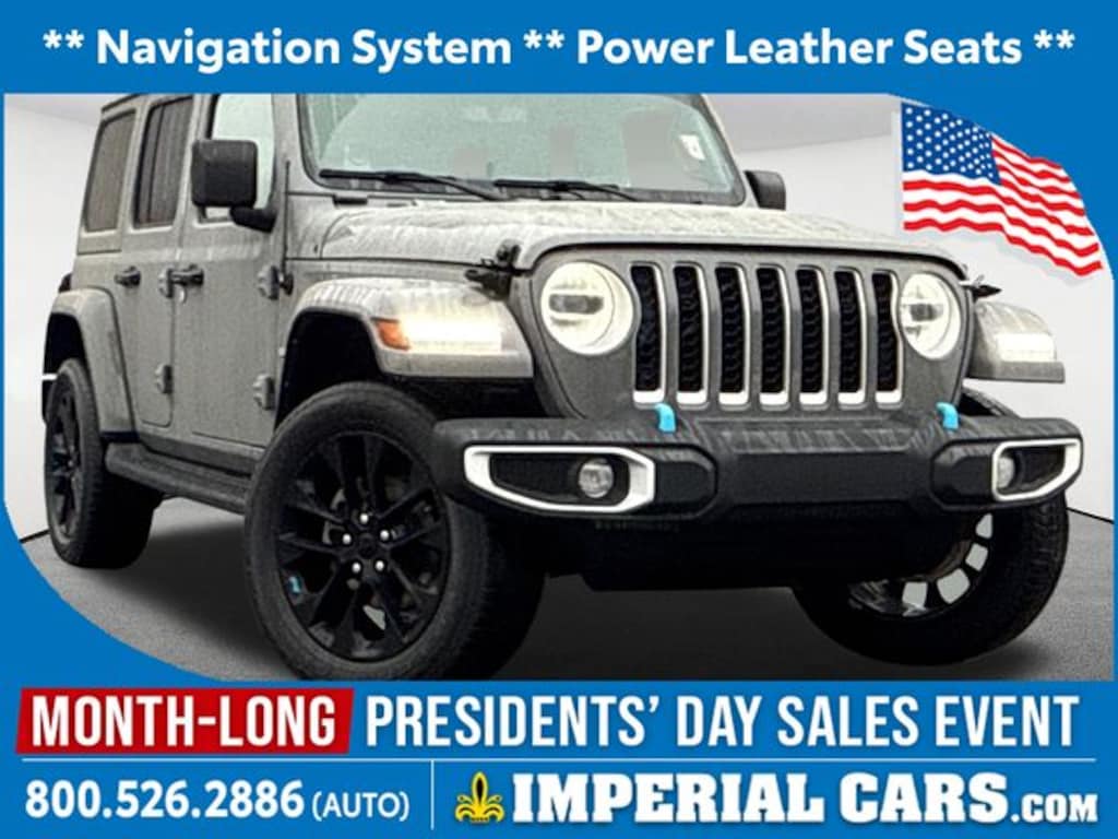 Used 2022 Jeep Wrangler Unlimited 4xe Sahara SUV