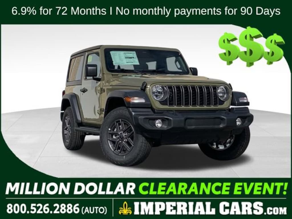 New 2026 Jeep Wrangler 2-DOOR SPORT S Sport Utility