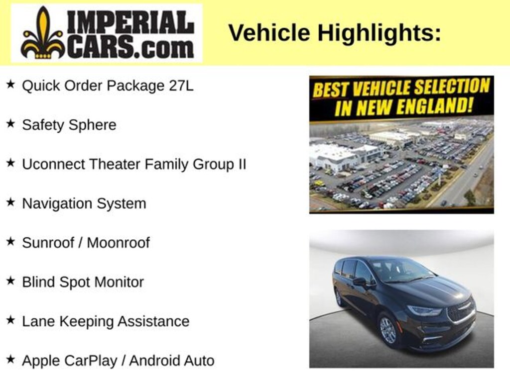 Used 2026 Chrysler Pacifica Select Van Passenger Van
