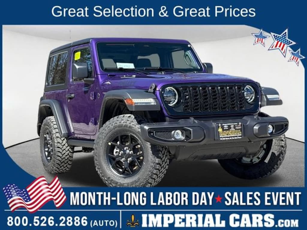 New 2026 Jeep Wrangler 2-DOOR WILLYS Sport Utility