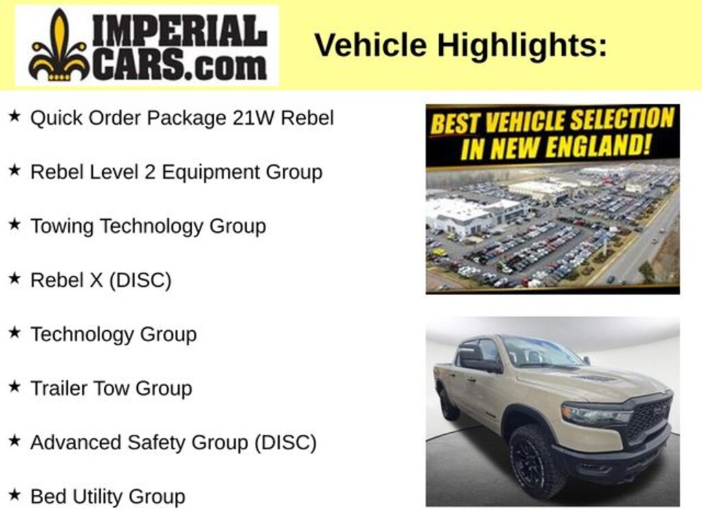 Used 2025 Ram 1500 Rebel Truck Crew Cab