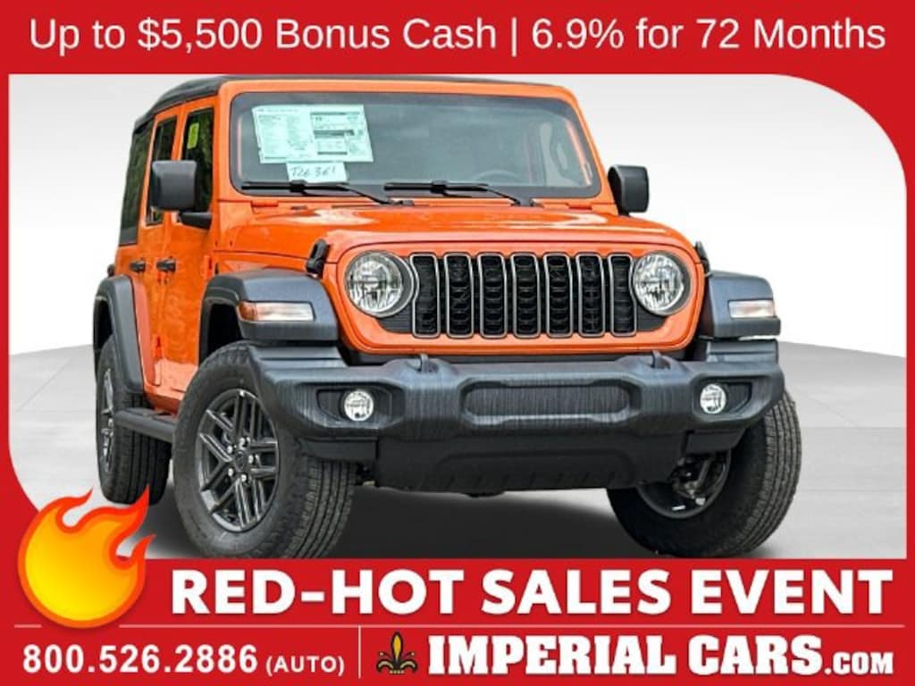 New 2026 Jeep Wrangler 4-DOOR SPORT Sport Utility