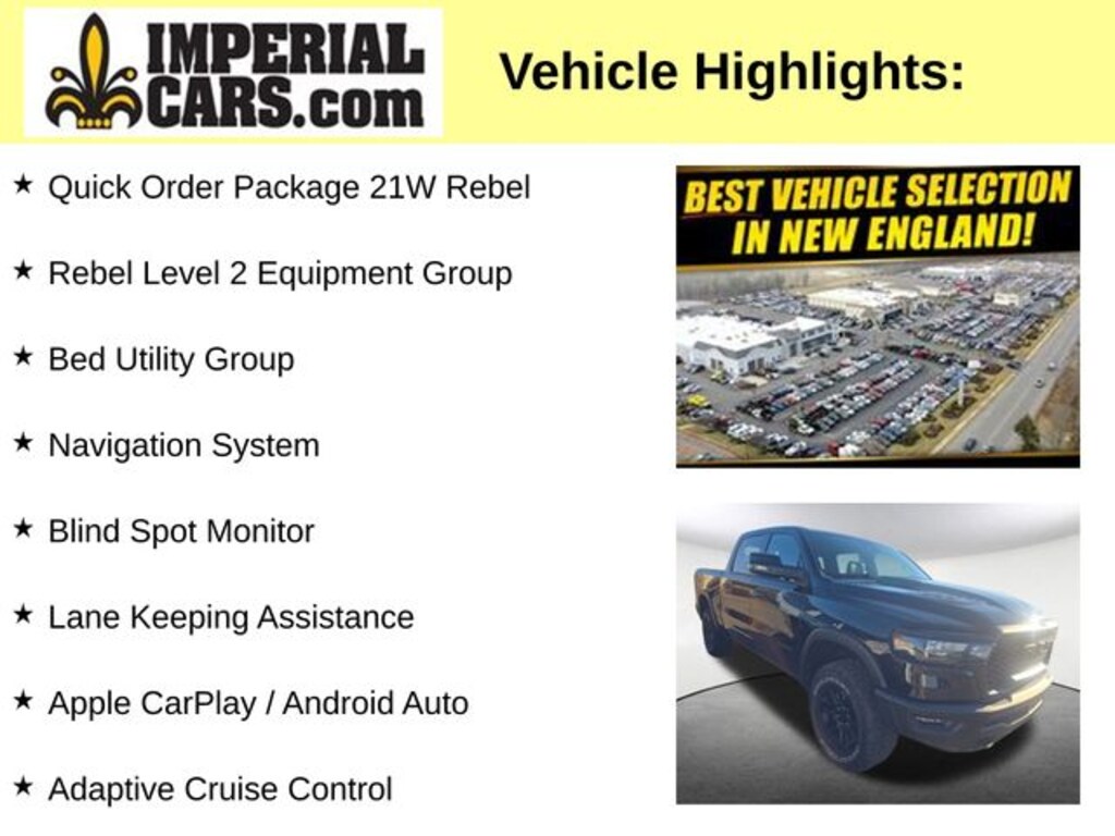 Used 2025 Ram 1500 Rebel Truck Crew Cab