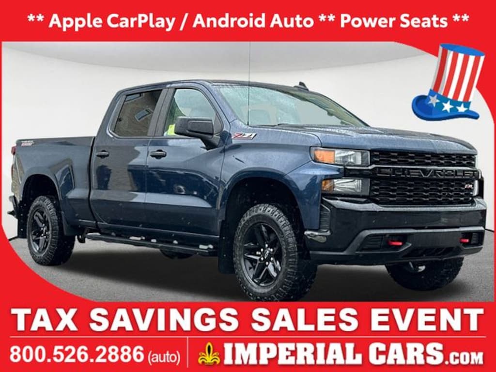 Used 2022 Chevrolet Silverado 1500 LTD Custom Trail Boss Truck Crew Cab