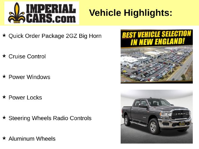 Used 2021 Ram 2500 Big Horn Truck Crew Cab