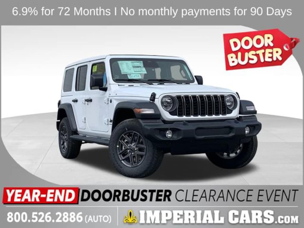 New 2026 Jeep Wrangler 4-DOOR SPORT S Sport Utility