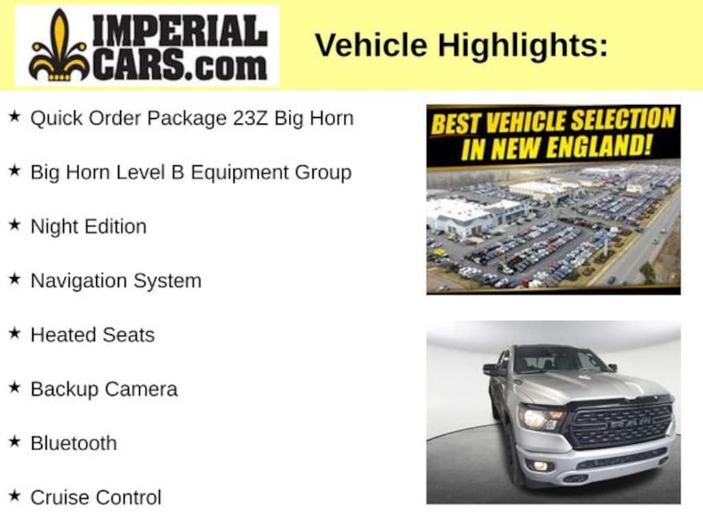 Used 2023 Ram 1500 Big Horn/Lone Star Truck Crew Cab