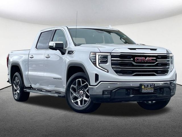 Certified 2023 GMC Sierra 1500 SLT with VIN 3GTUUDE83PG169205 for sale in Mendon, MA