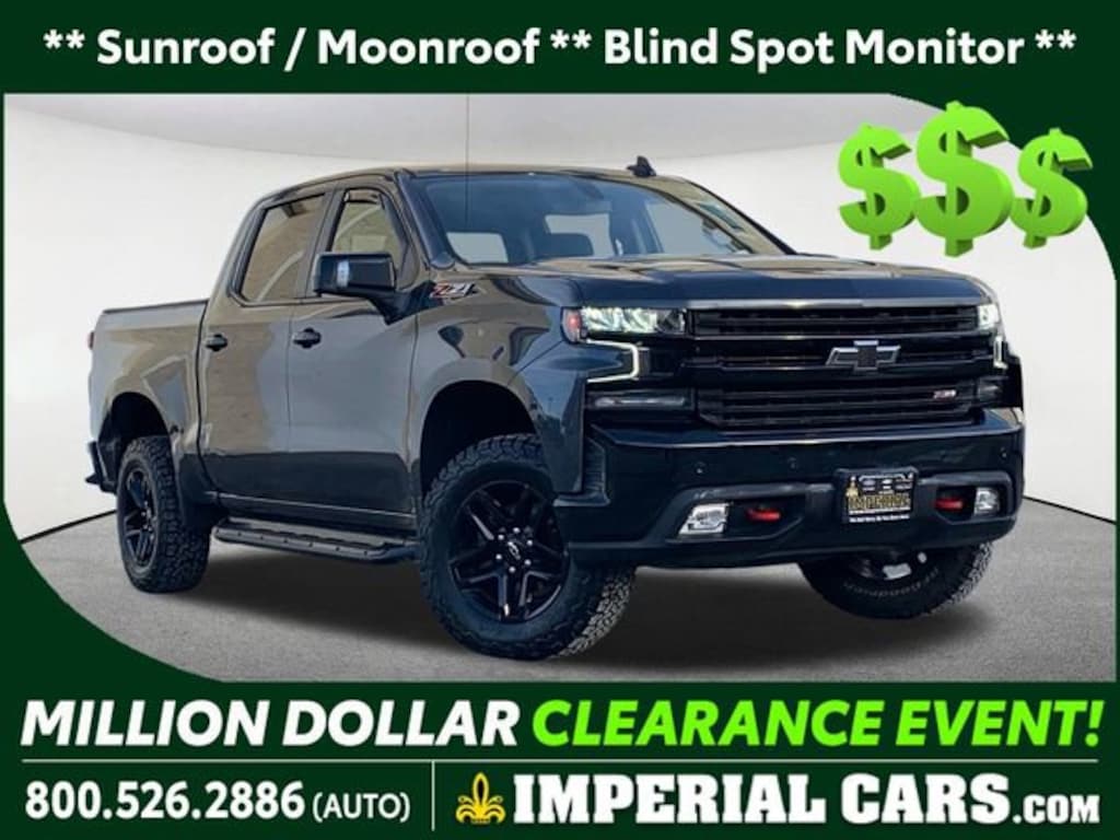 Used 2019 Chevrolet Silverado 1500 LT Trail Boss Truck Crew Cab