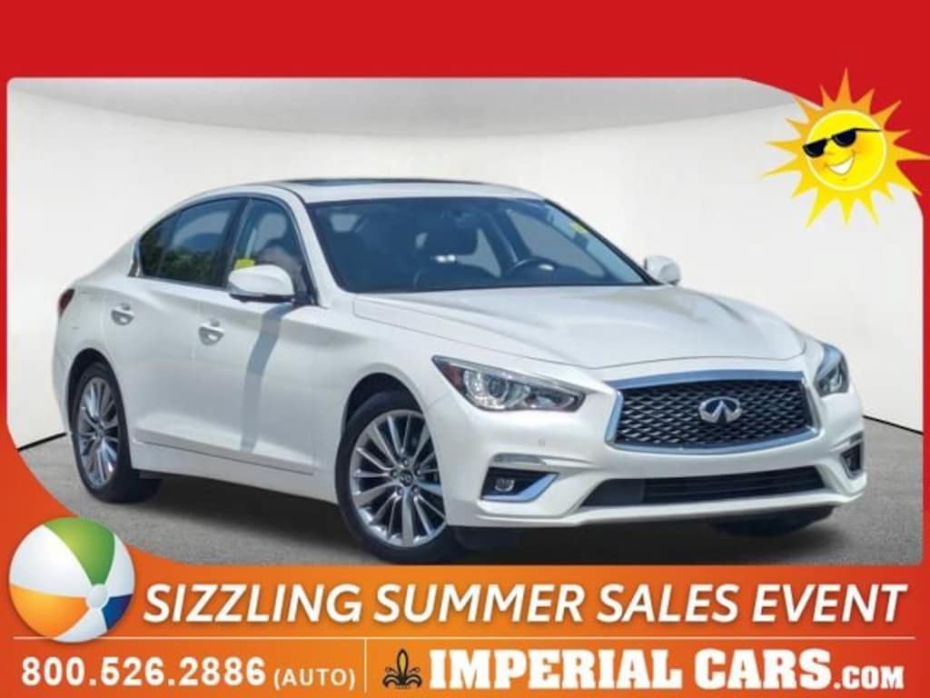 Used 2023 INFINITI Q50 Luxe AWD Sedan